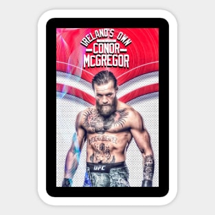 Conor McGregor The Ireland's Man Sticker